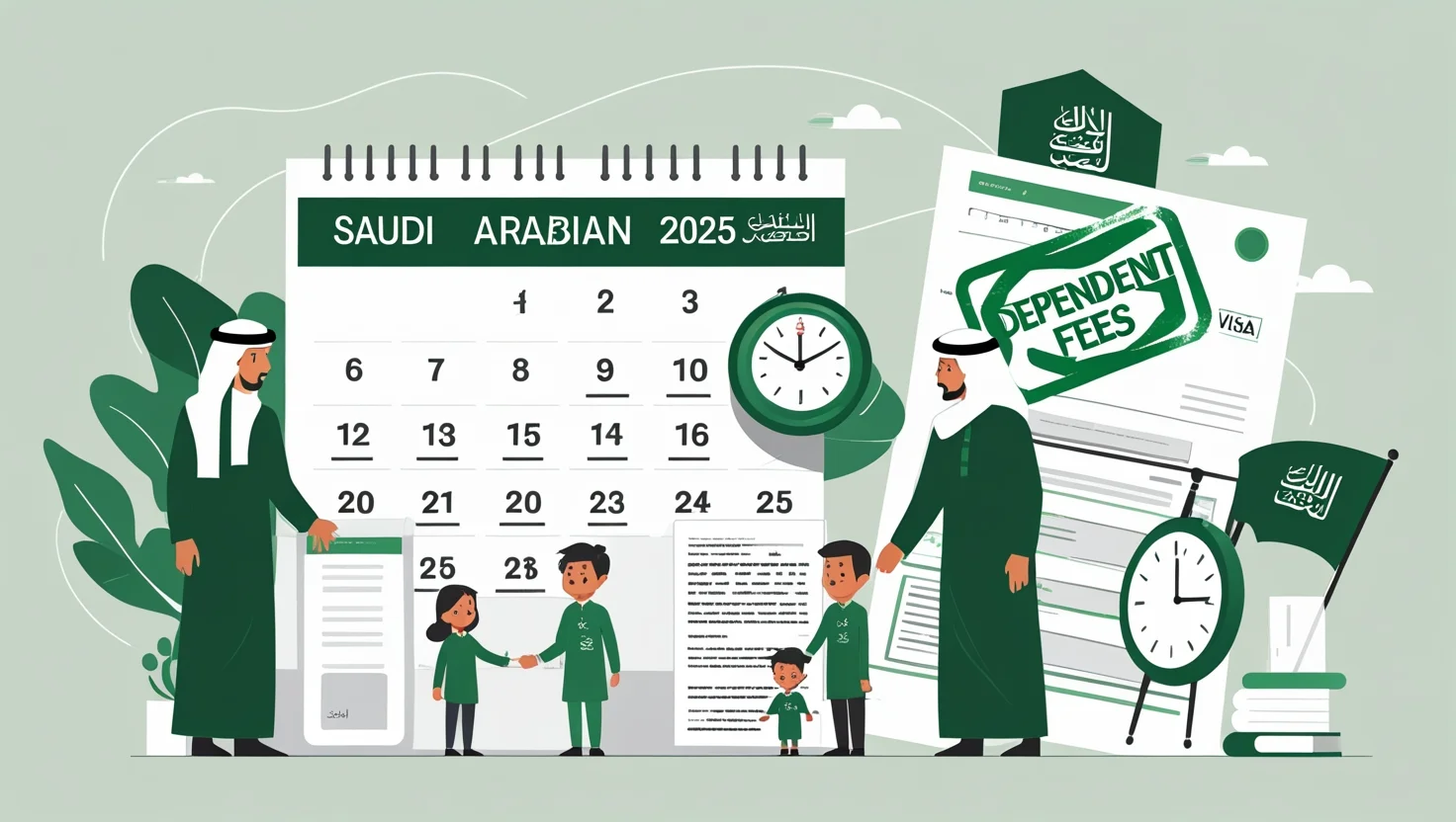 أول اجراء بعد تفويض وزارة الموارد البشرية باعادة النظر في المقابل المالي ورسوم اقامة المرافقين
